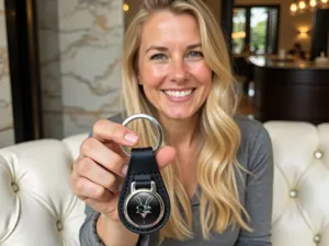 Key Fob Key Sturdy Form Modern Style